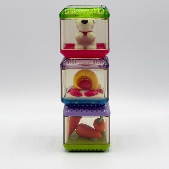 Fisher Price PeekaBoo blocks - Vintage - Picture 1 of 4